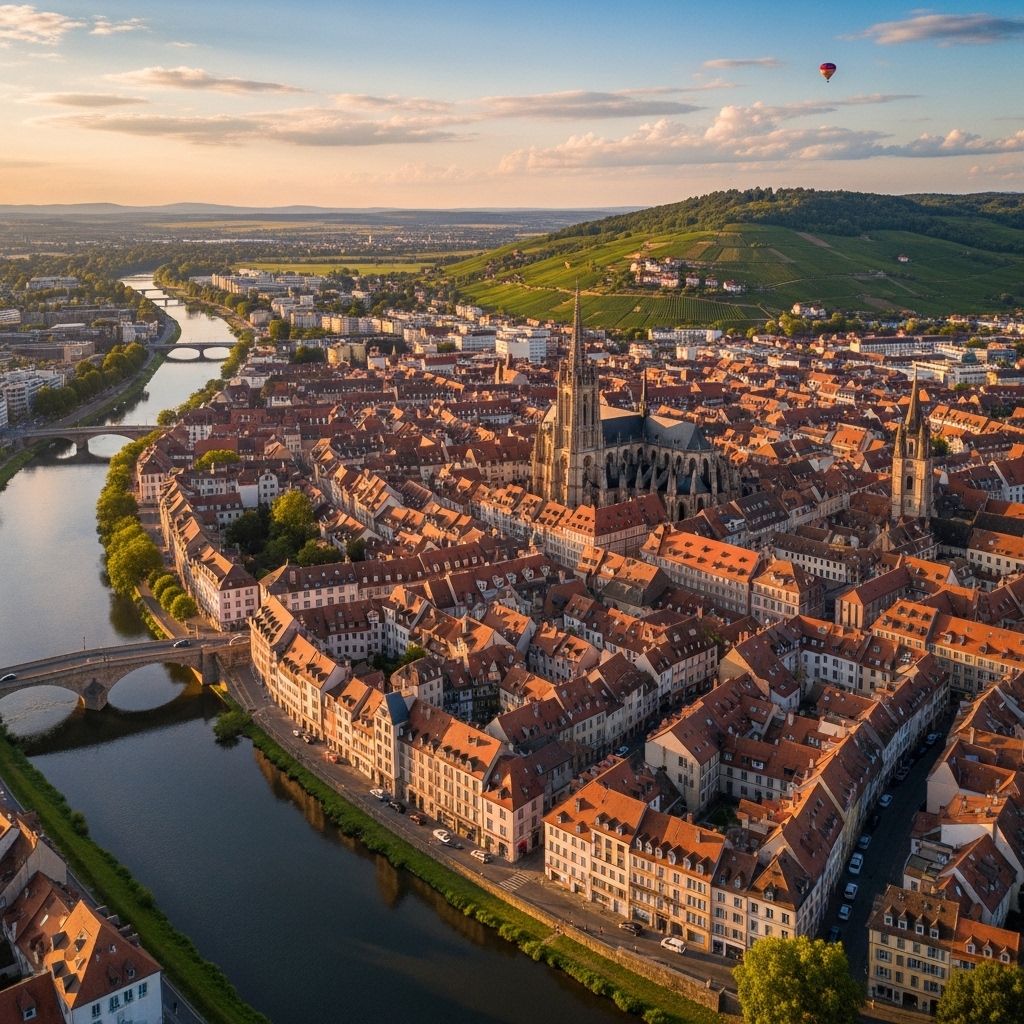 Vue aérienne d'une table de travail avec des livres ouverts, une loupe ancienne et des notes manuscrites sur du papier crème, symbolisant la recherche documentaire et la diffusion du savoir sur le bien-être visuel
